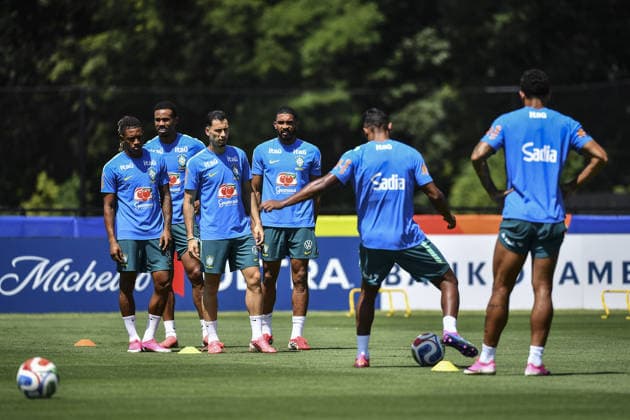 Brazilian Team training at their New Jersey base the Columbia Park Training Facility in Morristown, NJ, United States. (Photo by Rebekah Wynkoop SPP)  Copyright: xRebekahxWynkoop SPPx Sportspressphoto_SPR182767