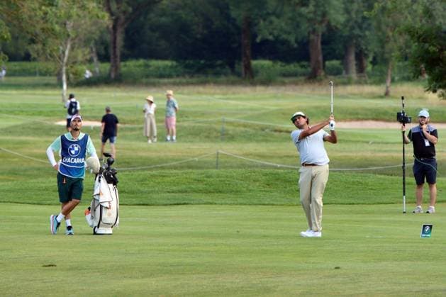 EICHENRIED, GERMANY - JULY 02: CHACARRA, Eugenio (ESP) at the Round 1 of the BMW International Open, Eichenried, Germany, DP World TOUR, Round 1 on July 02, 2026 in Eichenried, Germany, BMW International Open, Eichenried, Germany, 02.07.2026 Bavaria Germany Copyright: xPhotographer:xNilsxKoepkex