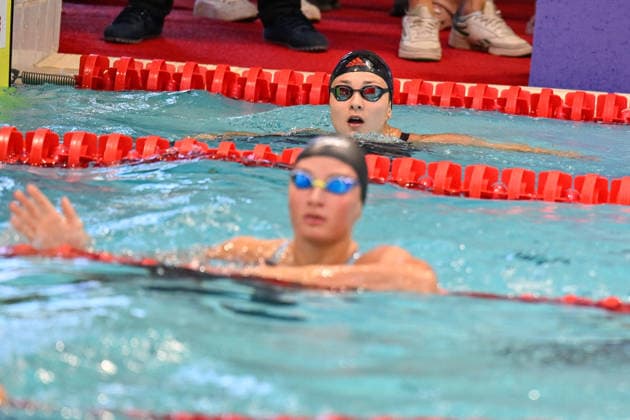 2026 French Swimming Championships Women 50m Breaststroke Final A Lilou Girardet Lilou Girardet during the Women’s 50m Breaststroke Final A at the French Swimming Championships in Saint-Étienne, France, on 2 July 2026. Photo by Julien Reynaud APS-Medias ABACAPRESS.COM Saint Etienne France  Copyright: xReynaudxJulien APS-Medias ABACAx
