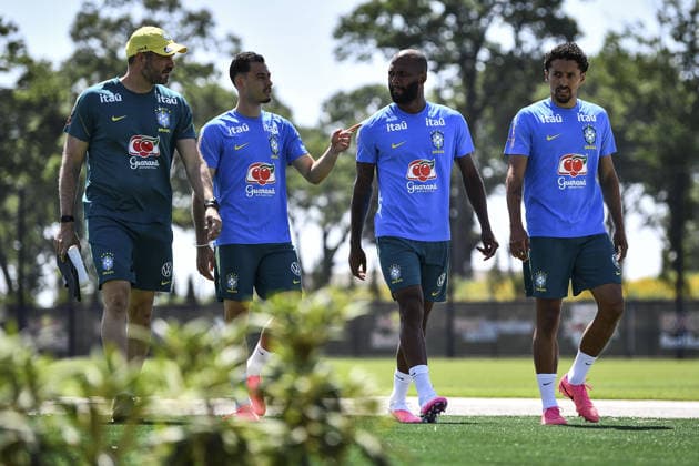 Brazilian Team enters training at their New Jersey base the Columbia Park Training Facility in Morristown, NJ, United States. (Photo by Rebekah Wynkoop SPP)  Copyright: xRebekahxWynkoop SPPx Sportspressphoto_SPR182772