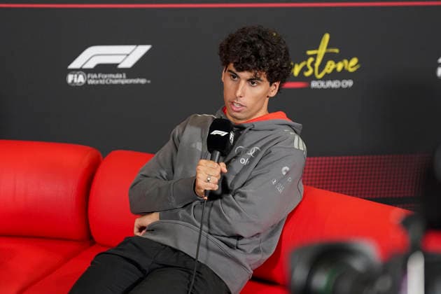 FORMULA ONE BRITISH GRAND PRIX 2026 Gabriel Bortoleto 5 (BRA) Audi F1 Team in a press conference, PK, Pressekonferenz during the Formula 1 Pirelli British Grand Prix 2026, 9th round of the 2026 Formula 1 World Championship, WM, Weltmeisterschaft from 3rd - 5th July, 2026 at the Silverstone Circuit, Silverstone, England. Credit: Robbie Hoad Every Second Media Editorial use only. All images are copyright Every Second Media Limited. No images may be reproduced without prior permission. Copyright: xIMAGO EveryxSecondxMediax ESM-2060-0042 RobbiexHoadx xEveryxSecondxMediax
