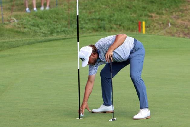 EICHENRIED, GERMANY - JULY 02: BROWN, Daniel (ENG) at the Round 1 of the BMW International Open, Eichenried, Germany, DP World TOUR, Round 1 on July 02, 2026 in Eichenried, Germany, BMW International Open, Eichenried, Germany, 02.07.2026 Bavaria Germany Copyright: xPhotographer:xNilsxKoepkex