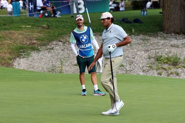 EICHENRIED, GERMANY - JULY 02: CHACARRA, Eugenio (ESP) puts at the Round 1 of the BMW International Open, Eichenried, Germany, DP World TOUR, Round 1 on July 02, 2026 in Eichenried, Germany, BMW International Open, Eichenried, Germany, 02.07.2026 Bavaria Germany Copyright: xPhotographer:xNilsxKoepkex