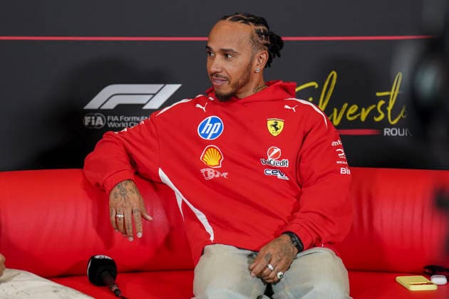 FORMULA ONE BRITISH GRAND PRIX 2026 Lewis Hamilton 44 (GBR) Ferrari in a press conference, PK, Pressekonferenz during the Formula 1 Pirelli British Grand Prix 2026, 9th round of the 2026 Formula 1 World Championship, WM, Weltmeisterschaft from 3rd - 5th July, 2026 at the Silverstone Circuit, Silverstone, England. Credit: Robbie Hoad Every Second Media Editorial use only. All images are copyright Every Second Media Limited. No images may be reproduced without prior permission. Copyright: xIMAGO EveryxSecondxMediax ESM-2060-0056 RobbiexHoadx xEveryxSecondxMediax