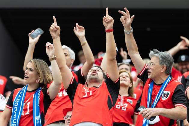 July 2, 2026, Los Angeles, California, USA: Soccer fans are seen before the FIFA World Cup, WM, Weltmeisterschaft, Fussball Round of 32 soccer match between Spain and Austria at SoFi Stadium in Inglewood, Calif., on Thursday, July 2, 2026. Los Angeles USA - ZUMAc68_ 20260702_zaf_c68_014 Copyright: xRingoxChiux