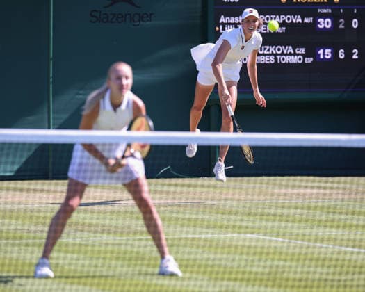 Anastasia Potapova, Lilli Tagger (AUT) Damen Doppel, Ladies Doubles Tennis - Wimbledon 2026 - Grand Slam ITF ATP, Tennis Herren WTA, Tennis Damen - AELTC - London - - Great Britain - 2 July 2026. *** Anastasia Potapova, Lilli Tagger – Women s Doubles, Ladies Doubles Tennis, Wimbledon 2026, Grand Slam, ITF, ATP, WTA, AELTC, London, Great Britain, July 2, 2026 Copyright: xJuergenxHasenkopfx
