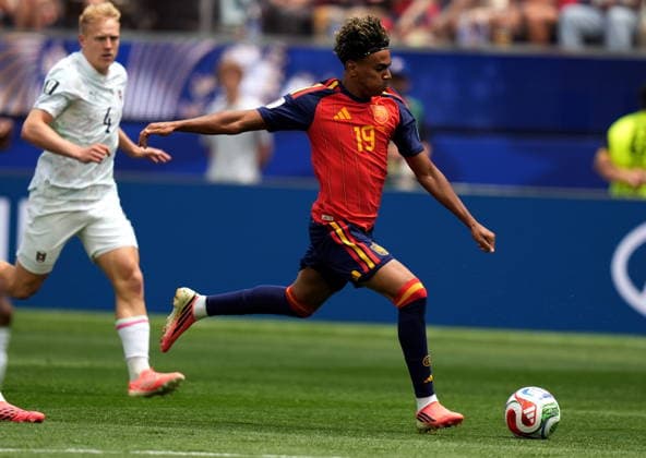FIFA World Cup, WM, Weltmeisterschaft, Fussball 2026 - Round of 32 - Spain vs Austria Lamine Yamal of Spain in action during the FIFA World Cup 2026 Round of 32 match Spain against Austria, in Los Angeles, USA, 02 July 2026. INGLEWOOD United States  Copyright: xSCOTTxSTRAZZANTEx