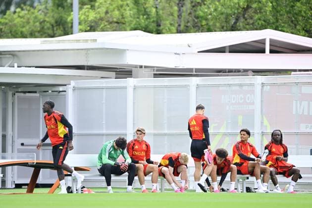 Belgian national football team - FIFA World Cup, WM, Weltmeisterschaft, Fussball 2026 - media activities 02 07 2026 RENTON, UNITED STATES OF AMERICA - JULY 02 : pictured during a training session of the Belgian national football team during the FIFA World Cup 2026 on July 2, 2026 in Renton, United States of America, 02 07 2026 Renton United States of America  Copyright: xJanxDexMeuleneirx