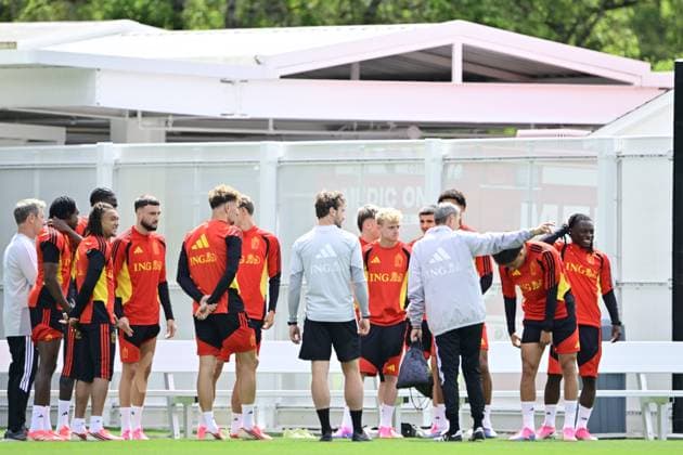 Belgian national football team - FIFA World Cup, WM, Weltmeisterschaft, Fussball 2026 - media activities 02 07 2026 RENTON, UNITED STATES OF AMERICA - JULY 02 : pictured during a training session of the Belgian national football team during the FIFA World Cup 2026 on July 2, 2026 in Renton, United States of America, 02 07 2026 Renton United States of America  Copyright: xJanxDexMeuleneirx