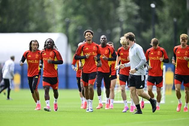 Belgian national football team - FIFA World Cup, WM, Weltmeisterschaft, Fussball 2026 - media activities 02 07 2026 RENTON, UNITED STATES OF AMERICA - JULY 02 : pictured during a training session of the Belgian national football team during the FIFA World Cup 2026 on July 2, 2026 in Renton, United States of America, 02 07 2026 Renton United States of America  Copyright: xJanxDexMeuleneirx