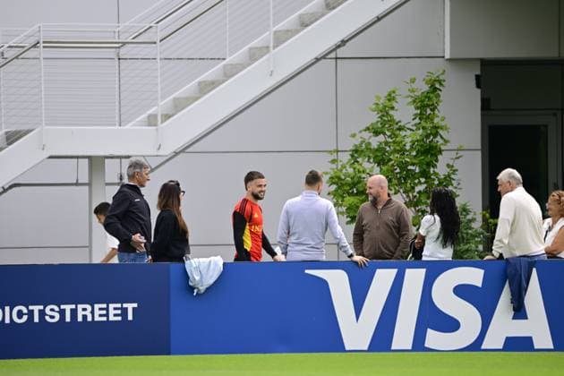 Belgian national football team - FIFA World Cup, WM, Weltmeisterschaft, Fussball 2026 - media activities 02 07 2026 RENTON, UNITED STATES OF AMERICA - JULY 02 : pictured during a training session of the Belgian national football team during the FIFA World Cup 2026 on July 2, 2026 in Renton, United States of America, 02 07 2026 Renton United States of America  Copyright: xJanxDexMeuleneirx