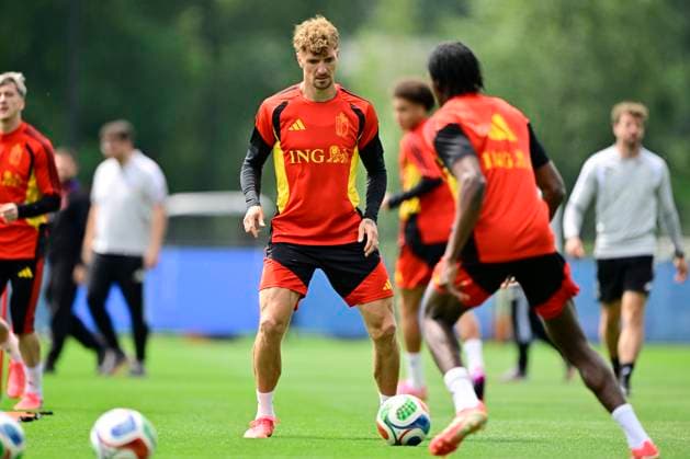 Belgian national football team - FIFA World Cup, WM, Weltmeisterschaft, Fussball 2026 - media activities 02 07 2026 RENTON, UNITED STATES OF AMERICA - JULY 02 : Meunier Thomas defender of Belgium pictured during a training session of the Belgian national football team during the FIFA World Cup 2026 on July 2, 2026 in Renton, United States of America, 02 07 2026 Renton United States of America  Copyright: xJanxDexMeuleneirx