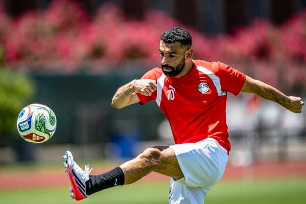 DALLAS - Mohamed Salah of Egypt during the 2026 World Cup, training with Egypt at Washburne Soccer and Track Stadium on July 2, 2026, in Dallas, United States. (Photo by Stefan Koops EYE4IMAGES DeFodi Images) - *** DALLAS: Mohamed Salah of Egypt during the 2026 World Cup, training with Egypt at Washburne Soccer and Track Stadium on July 2, 2026, in Dallas, United States. Photo by Stefan Koops, EYE4IMAGES, DeFodi Images