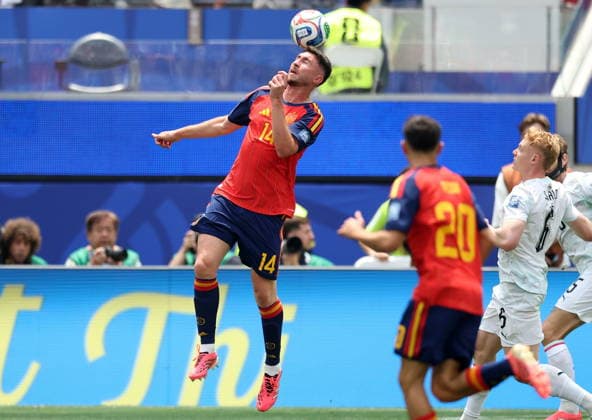 RECORD DATE NOT STATED FIFA World Cup, WM, Weltmeisterschaft, Fussball 2026 - Round of 32 - Spain vs Austria Aymeric Laporte of Spain in action during the FIFA World Cup 2026 Round of 32 match Spain against Austria, in Los Angeles, USA, 02 July 2026. INGLEWOOD United States  Copyright: xCHRISTOPHERxTORRESx