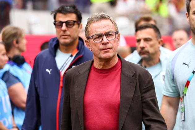 Austria head coach Ralf Rangnick before kick-off Spain v Austria, 2026 FIFA World Cup, WM, Weltmeisterschaft, Fussball ROund of 32, Football, Los Angeles Stadium, California, USA - 02 Jul 2026Los Angeles Los Angeles Stadium California (CA) United States of America  Copyright: xMichaelxZemanek Shutterstockx 16974406x