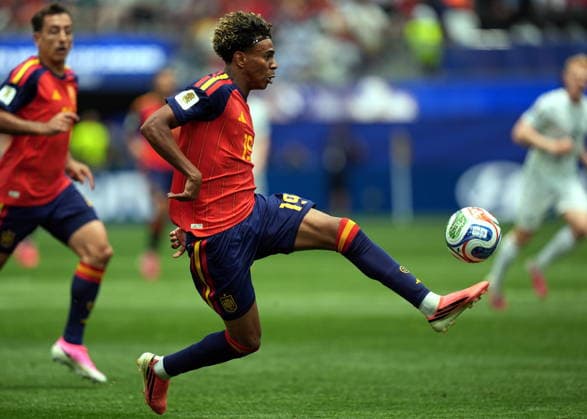 FIFA World Cup, WM, Weltmeisterschaft, Fussball 2026 - Round of 32 - Spain vs Austria Lamine Yamal of Spain in action during the FIFA World Cup 2026 Round of 32 match Spain against Austria, in Los Angeles, USA, 02 July 2026. INGLEWOOD United States  Copyright: xSCOTTxSTRAZZANTEx