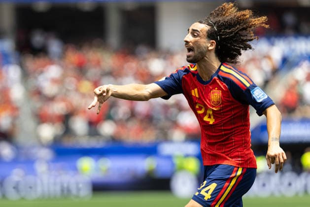 SOCCER - FIFA World Cup, WM, Weltmeisterschaft, Fussball 2026 INGLEWOOD,CALIFORNIA,USA,02.JUL.26 - SOCCER - FIFA World Cup, round of 32, Spain vs Austria. Image shows the disappointment of Marc Cucurella (ESP).  GEPAxpictures xArminxRauthner