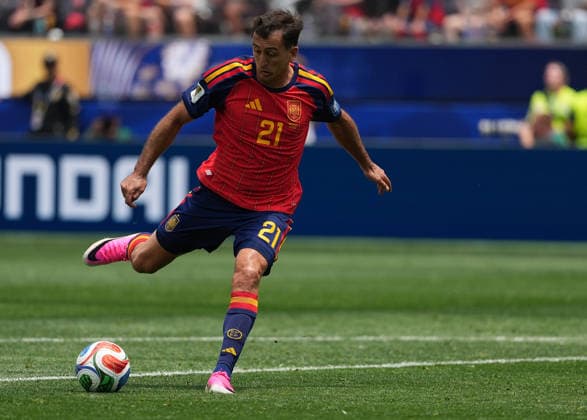 (260703) -- LOS ANGELES, July 3, 2026 -- Mikel Oyarzabal of Spain competes during the round of 32 match between Spain and Austria at the 2026 FIFA World Cup, WM, Weltmeisterschaft, Fussball at Los Angeles Stadium in Los Angeles, the United States, July 2, 2026. ) (SP)U.S.-LOS ANGELES-FOOTBALL-FIFA WORLD CUP-ROUND OF 32-ESP VS AUT HuangxZongzhi 