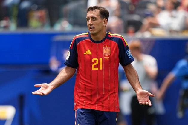 Mikel Oyarzabal of Spain reacts Spain v Austria, 2026 FIFA World Cup, WM, Weltmeisterschaft, Fussball ROund of 32, Football, Los Angeles Stadium, California, USA - 02 Jul 2026Los Angeles Los Angeles Stadium California (CA) United States of America  Copyright: xIsmaelxAdnan Shutterstockx 16974404ai