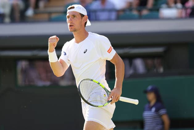 Valentin Royer, FRA, during second round of 2026 All England Lawn Tennis Championships at Wimbledon, mens singles, London, 02 07 2026; - *** Valentin Royer (FRA) during the second round of the 2026 All England Lawn Tennis Championships at Wimbledon, men s singles, London, July 2, 2026 