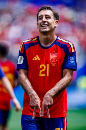 Spain vs Austria - FIFA World Cup, WM, Weltmeisterschaft, Fussball 2026 - 02 07 2026 Mikel Oyarzabal of Spain celebrates his goal during the FIFA World Cup 2026 round of 32 match between Spain and Austria at Los Angeles Stadium on July 2, 2026 in Inglewood, California, Estados Unidos Inglewood Estados Unidos Copyright: xPGSxPhotoxAgencyx