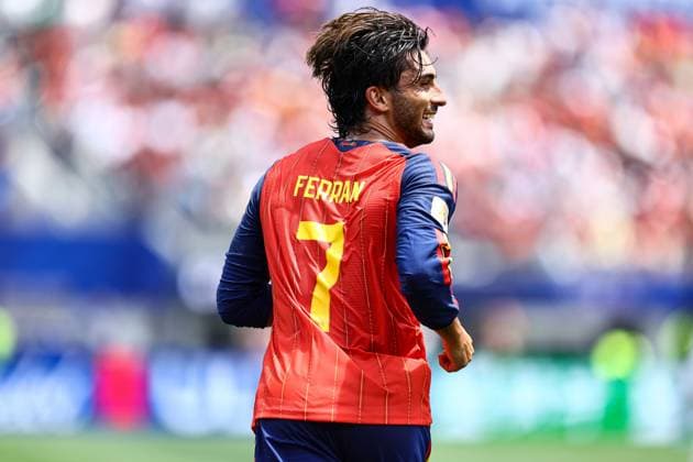 Ferran Torres of Spain Spain v Austria, 2026 FIFA World Cup, WM, Weltmeisterschaft, Fussball ROund of 32, Football, Los Angeles Stadium, California, USA - 02 Jul 2026Los Angeles Los Angeles Stadium California (CA) United States of America  Copyright: xMichaelxZemanek Shutterstockx 16974406cd