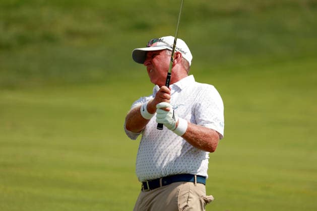 U.S. Senior Open Championship COLUMBUS, OHIO - JULY 2: Scott Parel of Georgia hits from the 11th fairway during the first round of the 46th U.S. Senior Open Championship 2026 at Scioto Country Club in Columbus, Ohio USA, July 2, 2026. Columbus Ohio United States  Copyright: xAmyxLemusx originalFilename:lemus-ussenior260702_npiL5.jpg