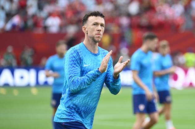 Toronto, July 26, 2026. BMO Field, 2026 FIFA World Cup, WM, Weltmeisterschaft, Fussball Portugal vs. Croatia, World Cup Round of 32 knockout match. In the photo: Ivan Periöiæ. Photo: Boris Kovaèev CROPIX Copyright: xxBorisxKovacevx portugal_hrvatska6-020726