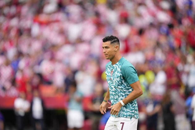 Portugal v Croatia - FIFA World Cup, WM, Weltmeisterschaft, Fussball 2026 - Round of 32 TORONTO, CANADA - JULY 2: Cristiano Ronaldo of Portugal warms up prior the 2026 FIFA World Cup Round of 32 match between Portugal and Croatia at Toronto Stadium (BMO Field) in Toronto, Ontario, Canada on July 2, 2026. Jose Hernandez Anadolu Ontario Canada. Editorial use only. Please get in touch for any other usage.  Copyright: x2026xAnadoluxJosexHernandezx