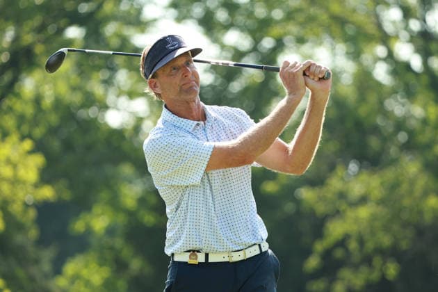 U.S. Senior Open Championship 2026 COLUMBUS, OHIO - JULY 2: Jerry Springer of the United States plays his tee shot on the 16th hole during the first round of the U.S. Senior Open Championship 2026 at Scioto Country Club in Columbus, Ohio, USA Thursday, July 2, 2026. Columbus Ohio United States  Copyright: xJorgexLemusx originalFilename:lemus-ussenior260702_npkI6.jpg