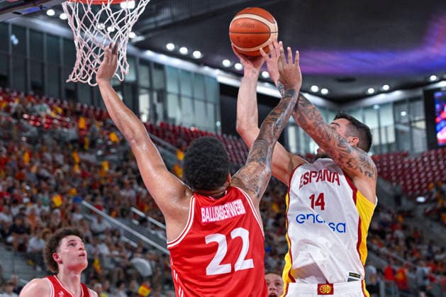 July 2, 2026, Madrid, Madrid, Spain: WILLY HERNANGOMEZ of Spanish national team, Nationalteam shoot for the basket during the SPAIN vs. DENMARK 2025-26 World Cup Qualifier friendly basketball game for QAT 27, held at the Caja Magica on July 2, 2026, in Madrid, Spain. SPAIN 109 Vs. DENMARK 81 2025-26 World Cup Qualifier Friendly Basketball Game For QAT 27 (07.02.26)  - ZUMAc312 20260702_zsp_c312_225 Copyright: xOscarxManuelxSanchezx