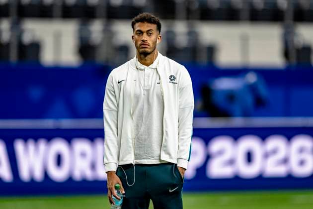 DALLAS - Nishan Velupillay of Australia during the 2026 World Cup at AT&T Stadium on July 2, 2026, in Dallas, United States. (Photo by Stefan Koops EYE4IMAGES DeFodi Images) - *** DALLAS: Nishan Velupillay of Australia during the 2026 World Cup at AT&T Stadium on July 2, 2026, in Dallas, United States. Photo by Stefan Koops, EYE4IMAGES, DeFodi Images