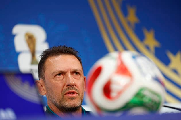 Australian head coach Tony Popovic speaks at a press conference, PK, Pressekonferenz in Dallas, USA 02 July 2026. Australian national team, Nationalteam press conference !ACHTUNG: NUR REDAKTIONELLE NUTZUNG!  Copyright: xMariscalx GR5035 20260702-55020782758_1