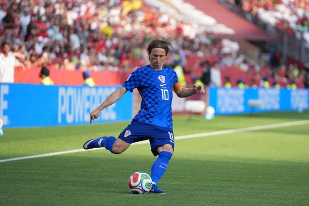 Portugal v Croatia - FIFA World Cup, WM, Weltmeisterschaft, Fussball 2026 - Round of 32 TORONTO, CANADA - JULY 02: Luka Modric (10) of Croatia in action during the 2026 FIFA World Cup First Stage Group I match between Portugal and Croatia at Toronto Stadium (BMO Field) in Toronto, Ontario, Canada on July 02, 2026. Mert Alper Dervis Anadolu Ontario Canada. Editorial use only. Please get in touch for any other usage.  Copyright: x2026xAnadoluxMertxAlperxDervisx