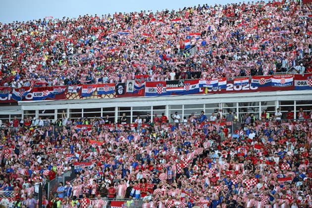 Toronto, July 26, 2026. BMO Field, 2026 FIFA World Cup, WM, Weltmeisterschaft, Fussball Portugal vs. Croatia, World Cup Round of 32 knockout match. Pictured: fans. Photo: Boris Kovaèev CROPIX Copyright: xxBorisxKovacevx bk_portugal_hrvatska28-020726