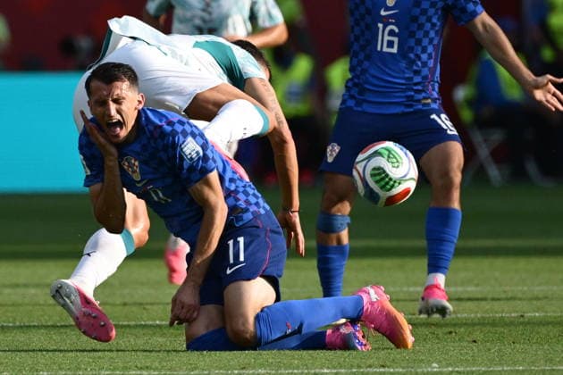Toronto, July 26, 2026. BMO Field, 2026 FIFA World Cup, WM, Weltmeisterschaft, Fussball Portugal vs. Croatia, World Cup Round of 32 knockout match. In the photo: Ante Budimir. Photo: Boris Kovaèev CROPIX Copyright: xxBorisxKovacevx portugal_hrvatska24-020726