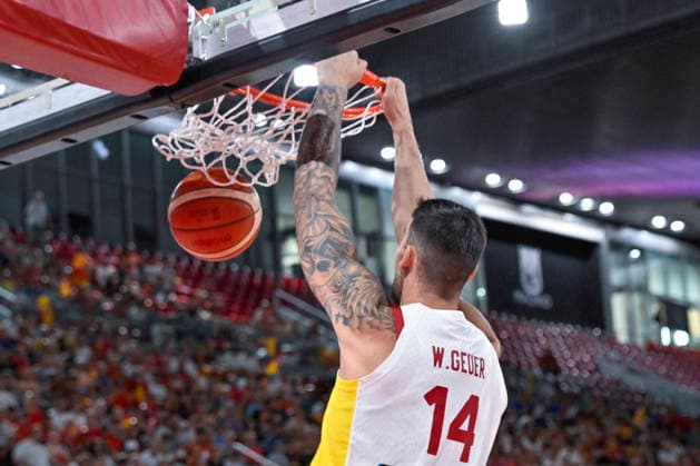 July 2, 2026, Madrid, Madrid, Spain: WILLY HERNANGOMEZ of Spanish national team, Nationalteam dunk the ball during the SPAIN vs. DENMARK 2025-26 World Cup Qualifier friendly basketball game for QAT 27, held at the Caja Magica on July 2, 2026, in Madrid, Spain. SPAIN 109 Vs. DENMARK 81 2025-26 World Cup Qualifier Friendly Basketball Game For QAT 27 (07.02.26)  - ZUMAc312 20260702_zsp_c312_269 Copyright: xOscarxManuelxSanchezx