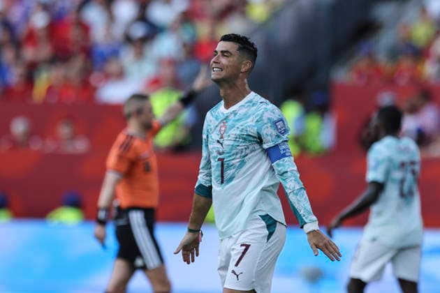 FIFA World Cup, WM, Weltmeisterschaft, Fussball 2026 - Round of 32 - Portugal vs Croatia Portugal s Cristiano Ronaldo reacts during the FIFA World Cup 2026 Round of 32 match Portugal against Croatia, in Toronto, Canada, 02 July 2026. Palm Beach Florida United States  Copyright: xMIGUELxA.xLOPESx