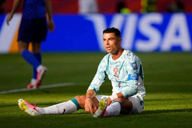 Portugal v Croatia: Round Of 32 - FIFA World Cup, WM, Weltmeisterschaft, Fussball 2026 Cristiano Ronaldo of Portugal reacts during the FIFA World Cup 2026 Round Of 32 match between Portugal and Croatia at Toronto Stadium on July 02, 2026 in Toronto, Ontario. Toronto ON Canada  Copyright: xJosexBretonx originalFilename:bretonhernandez-portugal260702_npoOP.jpg