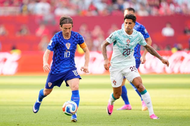 July 2, 2026, Toronto, Ontario, Canada: Luka Modric of Croatia runs with the ball during the FIFA World Cup, WM, Weltmeisterschaft, Fussball 2026 Round Of 32 match between Portugal and Croatia at Toronto Stadium on July 02, 2026 in Toronto, Ontario. Portugal V Croatia: Round Of 32 - FIFA World Cup 2026  - ZUMAa181 20260702_zaa_a181_084 Copyright: xJosexBretonx