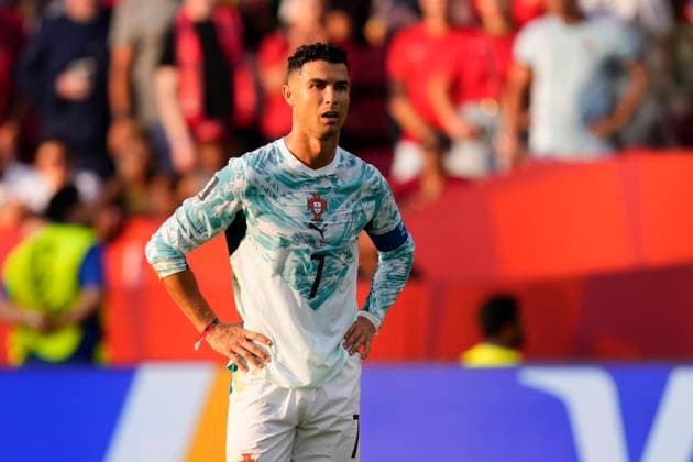 July 2, 2026, Toronto, Ontario, Canada: Cristiano Ronaldo of Portugal looks on during the FIFA World Cup, WM, Weltmeisterschaft, Fussball 2026 Round Of 32 match between Portugal and Croatia at Toronto Stadium on July 02, 2026 in Toronto, Ontario. Portugal V Croatia: Round Of 32 - FIFA World Cup 2026  - ZUMAa181 20260702_zaa_a181_093 Copyright: xJosexBretonx