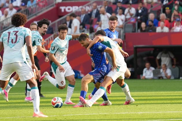 Portugal v Croatia - FIFA World Cup, WM, Weltmeisterschaft, Fussball 2026 - Round of 32 TORONTO, CANADA - JULY 02: Marin Pongracic (3) of Croatia in action during the 2026 FIFA World Cup Round of 32 match between Portugal and Croatia at Toronto Stadium (BMO Field) in Toronto, Ontario, Canada on July 02, 2026. Mert Alper Dervis Anadolu Ontario Canada. Editorial use only. Please get in touch for any other usage.  Copyright: x2026xAnadoluxMertxAlperxDervisx
