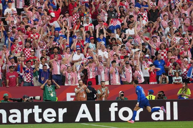 Portugal v Croatia - FIFA World Cup, WM, Weltmeisterschaft, Fussball 2026 - Round of 32 TORONTO, CANADA - JULY 02: Ivan Perisic (14) of Croatia celebrates after scoring a goal during the 2026 FIFA World Cup Round of 32 match between Portugal and Croatia at Toronto Stadium (BMO Field) in Toronto, Ontario, Canada on July 02, 2026. Mert Alper Dervis Anadolu Ontario Canada. Editorial use only. Please get in touch for any other usage.  Copyright: x2026xAnadoluxMertxAlperxDervisx