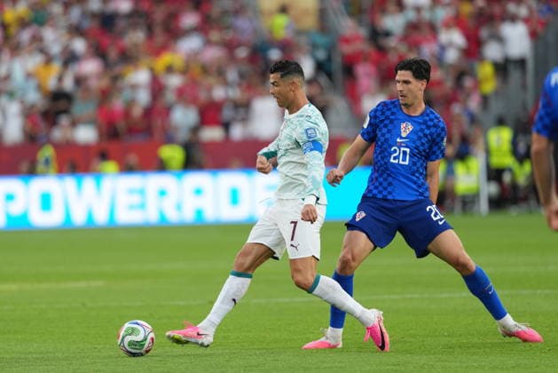 Portugal v Croatia - FIFA World Cup, WM, Weltmeisterschaft, Fussball 2026 - Round of 32 TORONTO, CANADA - JULY 02: Cristiano Ronaldo (7) of Portugal in action during the 2026 FIFA World Cup Round of 32 match between Portugal and Croatia at Toronto Stadium (BMO Field) in Toronto, Ontario, Canada on July 02, 2026. Mert Alper Dervis Anadolu Ontario Canada. Editorial use only. Please get in touch for any other usage.  Copyright: x2026xAnadoluxMertxAlperxDervisx