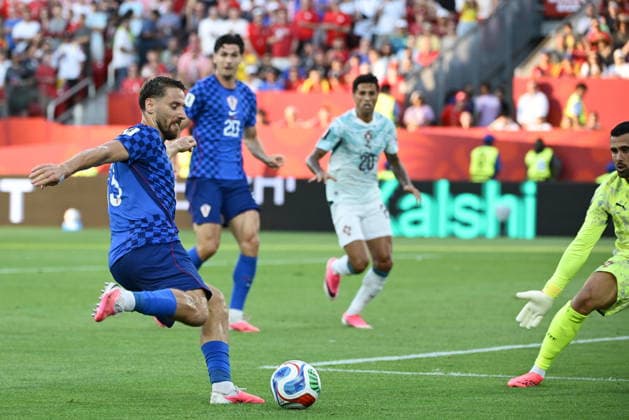 Toronto, July 26, 2026. BMO Field, 2026 FIFA World Cup, WM, Weltmeisterschaft, Fussball Portugal vs. Croatia, World Cup Round of 32 knockout match. In the photo: Nikola Vlasic. Photo: Boris Kovaèev CROPIX Copyright: xxBorisxKovacevx bk_portugal_hrvatska51-020726