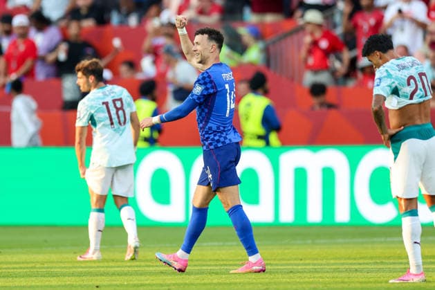 Portugal v Croatia: Round Of 32 - FIFA World Cup, WM, Weltmeisterschaft, Fussball 2026 Ivan Perisic of Croatia celebrate after he scores a goal for 1:0 during the FIFA World Cup 2026 Round Of 32 match between Portugal and Croatia at Toronto Stadium on July 2, 2026 in Toronto, Canada.  SanjinxStrukic PIXSELL