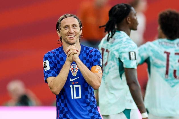 Portugal v Croatia: Round Of 32 - FIFA World Cup, WM, Weltmeisterschaft, Fussball 2026 Luka Modric of Croatia reacts during the FIFA World Cup 2026 Round Of 32 match between Portugal and Croatia at Toronto Stadium on July 2, 2026 in Toronto, Canada.  SanjinxStrukic PIXSELL