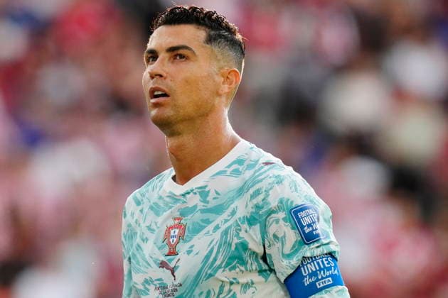 July 2, 2026, Toronto, On, CANADA: Portugal s Cristiano Ronaldo (7) reacts during a break in play in the first half of a World Cup round of 32 soccer match against Croatia, in Toronto on Thursday, July 2, 2026. Canada News - July 2, 2026  - ZUMAc35_ 20260702_zaf_c35_115 Copyright: xChrisxYoungx
