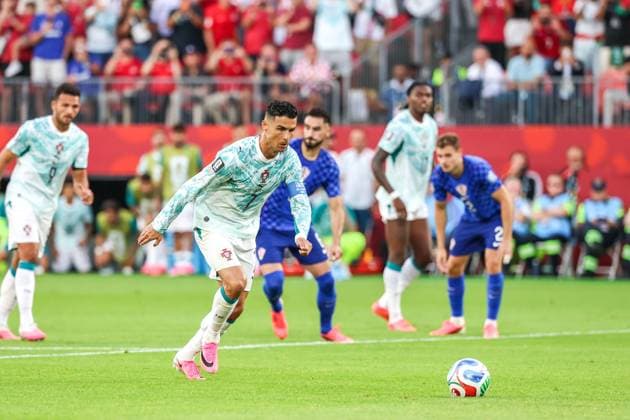 RECORD DATE NOT STATED FIFA World Cup, WM, Weltmeisterschaft, Fussball 2026 - Round of 32 - Portugal v Croatia Cristiano Ronaldo player of Portugal during the FIFA World Cup 2026 Round of 32 match between Portugal and Croatia, at the Toronto Stadium, in Toronto, Canada, on Thursday, July 02, 2026.(Foto: William Volcov Brazil Photo Press IMAGO) Sports Toronto CA Canada Copyright: xWILLIAMxVOLCOVx