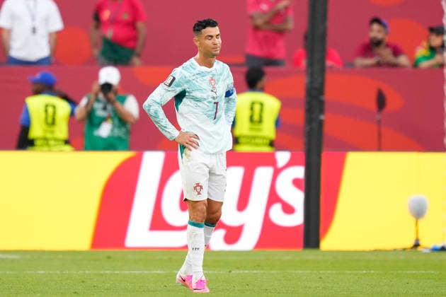 Portugal v Croatia: Round Of 32 - FIFA World Cup, WM, Weltmeisterschaft, Fussball 2026 Cristiano Ronaldo of Portugal reacts during the FIFA World Cup 2026 Round Of 32 match between Portugal and Croatia at Toronto Stadium on July 02, 2026 in Toronto, Ontario. Toronto ON Canada  Copyright: xJosexBretonx originalFilename:bretonhernandez-portugal260702_nphWO.jpg